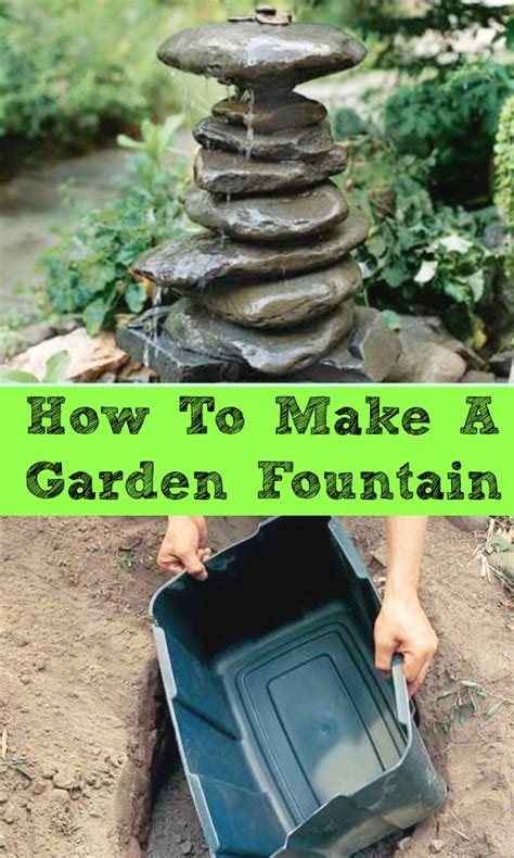 Make A Garden Fountain Out of Anything