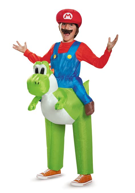 Mario Riding Yoshi Child Costume