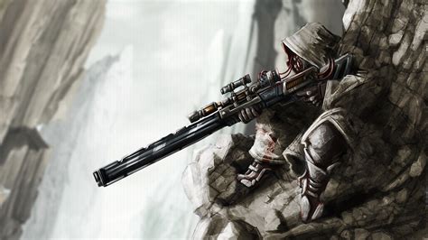 Wallpaper : artwork, soldier, Destiny video game, military, sniper ...