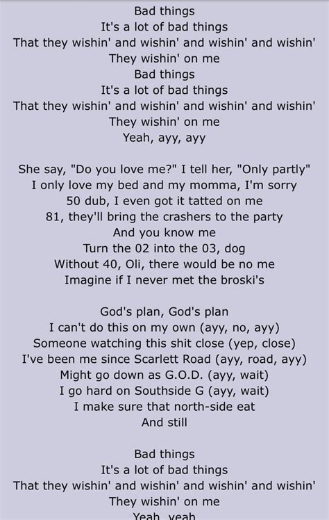 Gods plan ~ Drake | Rap quotes, Drake quotes, Rap lyrics quotes