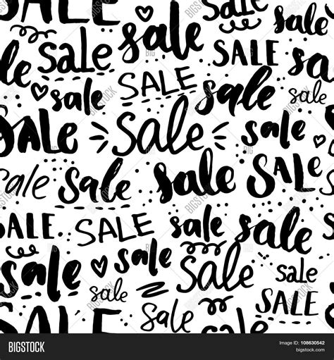 Sale Word Pattern - Vector & Photo (Free Trial) | Bigstock