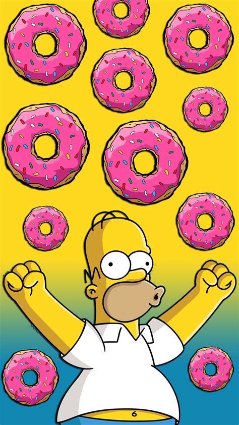 Simpsons Donut Wallpapers - Top Free Simpsons Donut Backgrounds ...