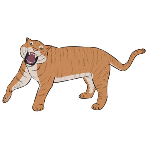 How to Draw a Roaring Tiger - Easy Drawing Art