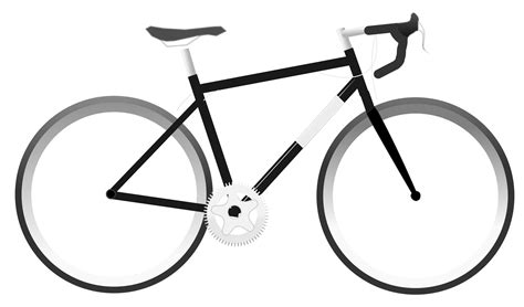 Simple Bike Clipart | Bicycle, Simple bike, Bike