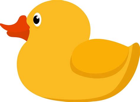 Bath duck, illustration, vector on white background. 13637998 Vector ...