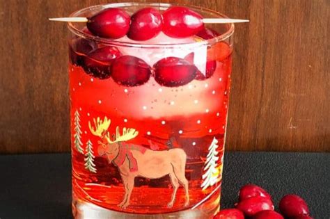 Cranberry Rum Ginger Ale - The Kitchen Magpie