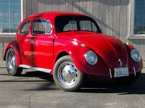 1962 VW Beetle Classic Red - Classic Volkswagen Beetle - Classic 1962 ...