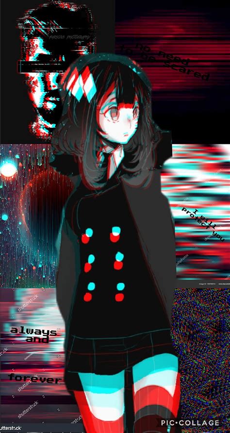 1080P free download | Glitch anime girl, aesthetic, glitch aesthetic ...