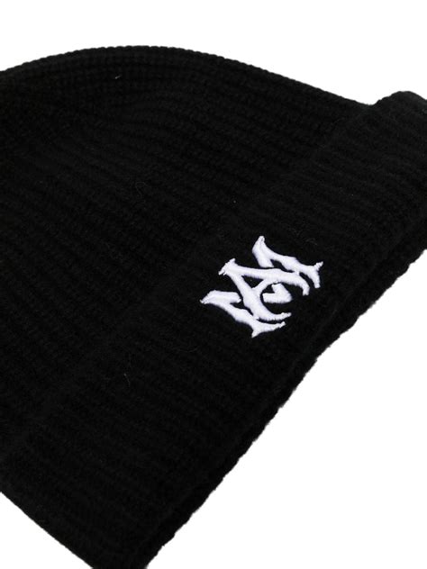 AMIRI 'MA' logo-patch Beanie - Farfetch