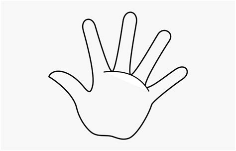 Free Clip Art Of Hand Clipart - Hand Clipart Black And White, HD Png ...