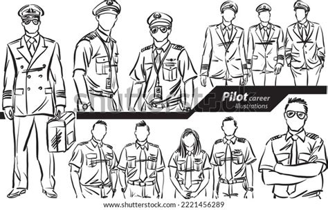 1,806 Pilot Hat Drawing Images, Stock Photos & Vectors | Shutterstock