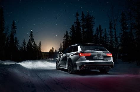 HD wallpaper: gray 5-door hatchback, Audi, RS6, Audi RS6 Avant, Quattro ...