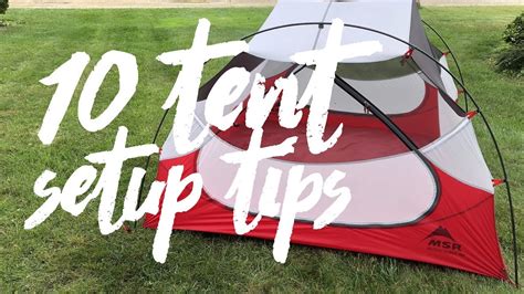 Top 10 Tips When Setting Up A Tent - Gun And Survival