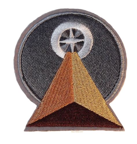 Star Trek Vulcan I.D.I.C. Symbol 3" Tall Iron On Embroidered Patch ...