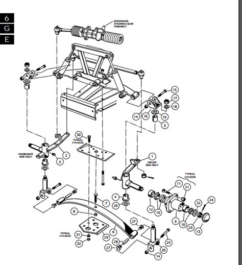 Club Car DS Front Suspensions Parts - Baker's Cart Supply