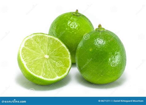 Lime fruits stock image. Image of macro, chopped, sour - 8671211