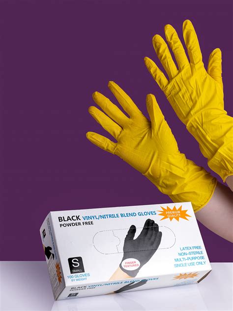 Medical nitrile gloves on Behance