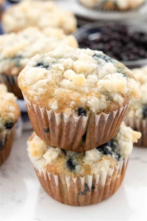 Banana Blueberry Muffins - Crazy for Crust