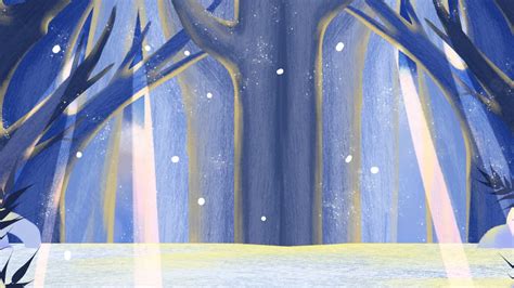 Forest Winter Snow Snowing Snowy Woods Powerpoint Background For Free ...