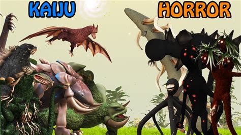 Kaijus and Horror Monsters Size Comparison | Kaiju vs Horror [S1 ...