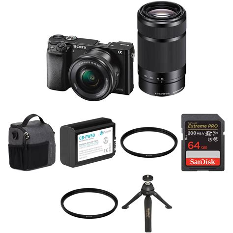 Sony a6000 Mirrorless Camera with 16-50mm and 55-210mm Lenses