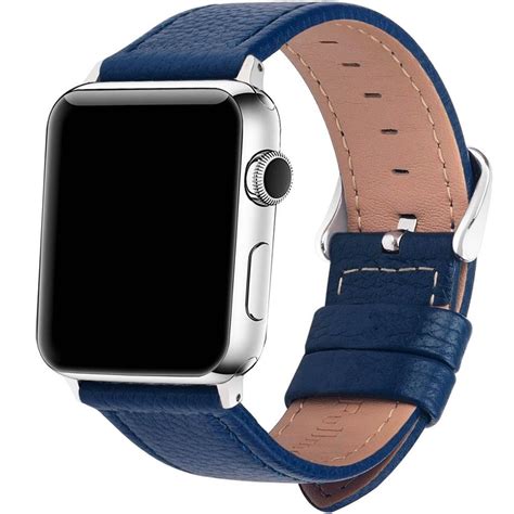 Signature Leather Apple Watch Bands – Blue | SmartaWatches