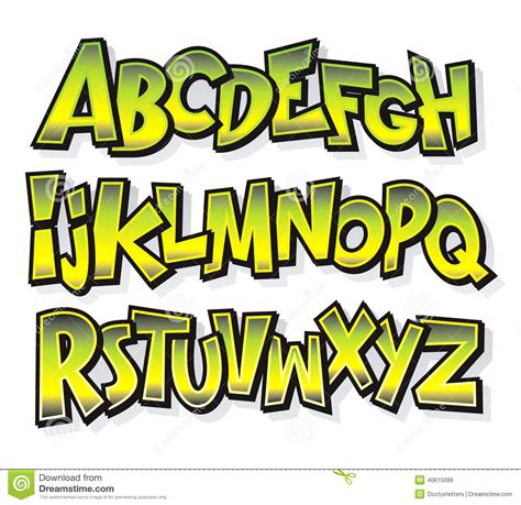 13 Free Comic Fonts Alphabet Images - Comic Fonts Free, Cartoon Letters ...