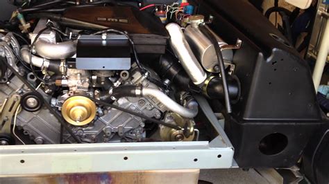 DeLorean engine after restoration - YouTube