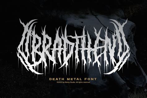 Bradthen - Death Metal Font on Behance