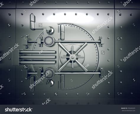 Bank Vault Door Stock Photo 255636325 : Shutterstock