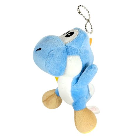 Toykingtoys - Super Mario Yoshi Blue Keychain 4.5" Plush Toy - Walmart ...