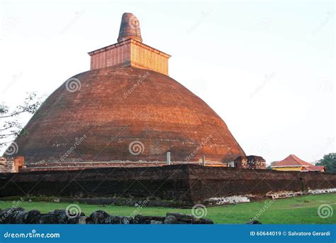 Jethawanaramaya Stupa In Sri Lanka Stock Photo | CartoonDealer.com ...