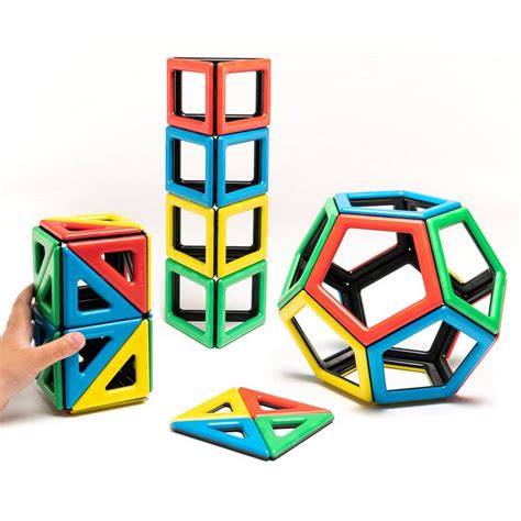 Magnetic Polydron Extra Shapes Set – ABC School Supplies