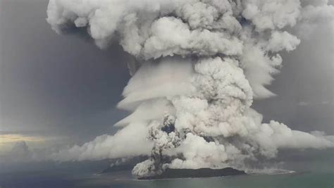 Underwater volcanic eruption in Tonga was most powerful natural ...