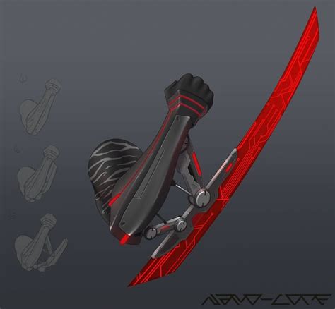 Sci Fi Arm Blade Commission by Nano-Core on DeviantArt Ninja Weapons ...