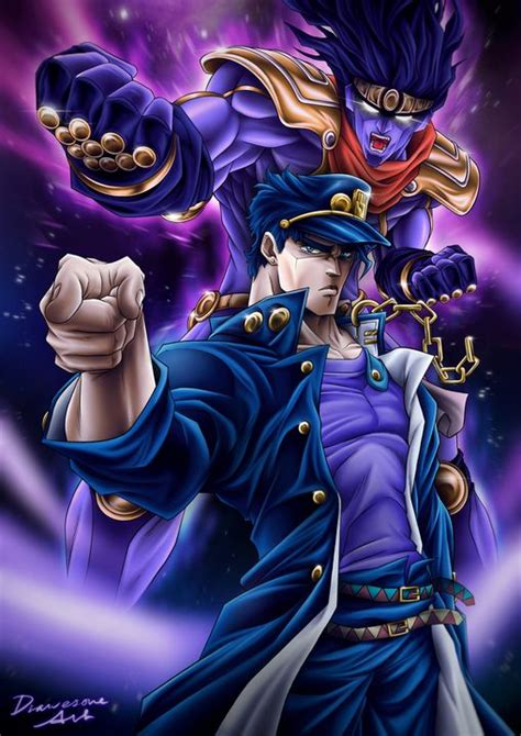 Jotaro and Star Platinum - Drawesome Art - Digital Art & AI, People ...