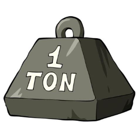 Ton Weight PNG Transparent Ton Weight.PNG Images. | PlusPNG