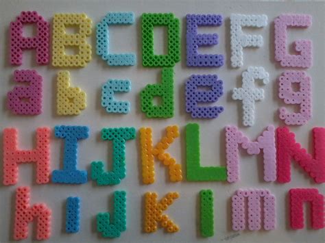 Disney Princess themed colored alphabet. Perlar,Hama beads | Perler ...