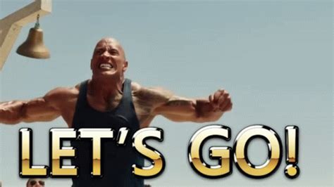 Lets Go The Rock GIF - Lets Go The Rock Rock Go - Discover & Share GIFs