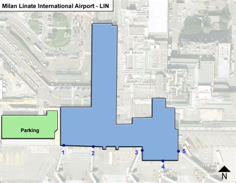 Milan Linate LIN Airport Terminal Map