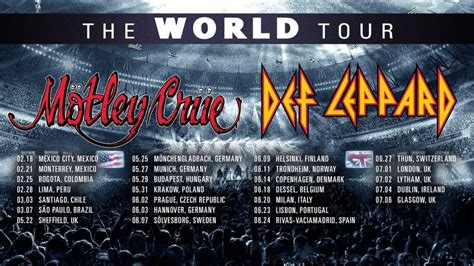 DEF LEPPARD/MOTLEY CRUE Announce 3 Australian Shows On THE WORLD TOUR 2023