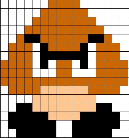 Goomba Pixel Art by BlkViking | Download free STL model | Printables.com