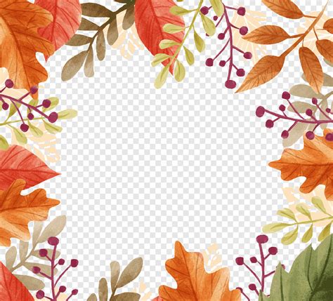 Free download | Brown floral border illustration, Autumn Craft Fair ...