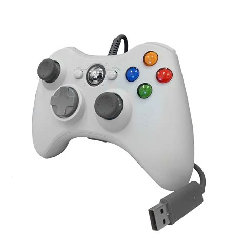 Wired USB Controller for PC & Xbox 360 - White - XBOX 360 - Microsoft