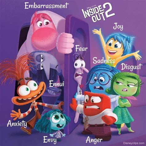 Inside Out 2 Characters in 2024 | Movie inside out, Disney inside out ...