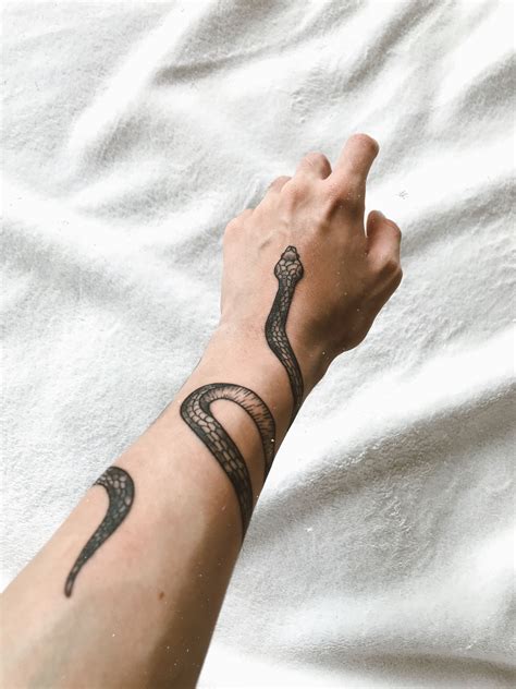 Pin by blk_reaper on Sleeve tattoos | Snake tattoo, Ankle band tattoo ...