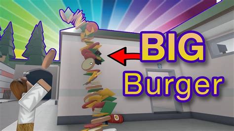 MASSIVE Burger - Roblox Cook Burgers - YouTube