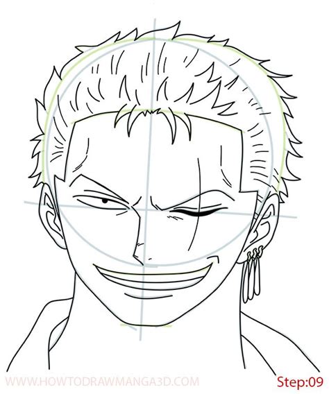 How To Draw Roronoa Zoro Step By Step at Drawing Tutorials