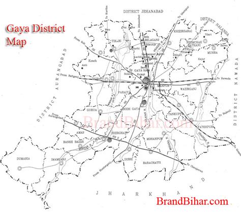 gaya Map of gaya Bihar gaya District Map