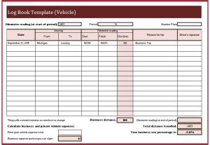 Log Book Template | Free Log Templates